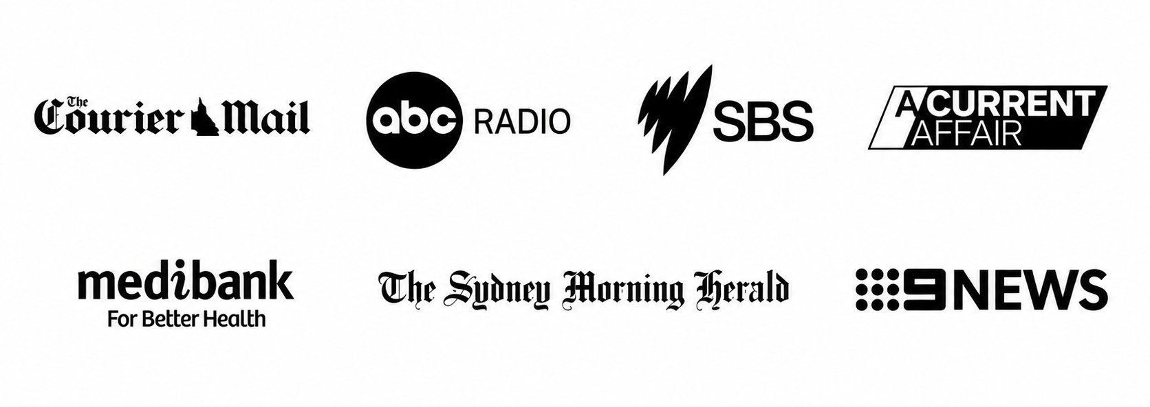 As featured in The Courier Mail, ABC Radio, SBS, A Current Affair, 9 News, The Sydney Morning Herald, and Medibank
